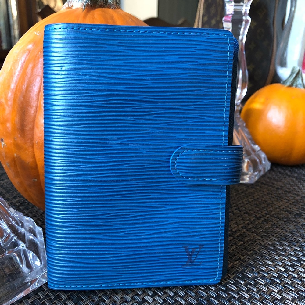 Authentic Louis Vuitton Epi PM Agenda